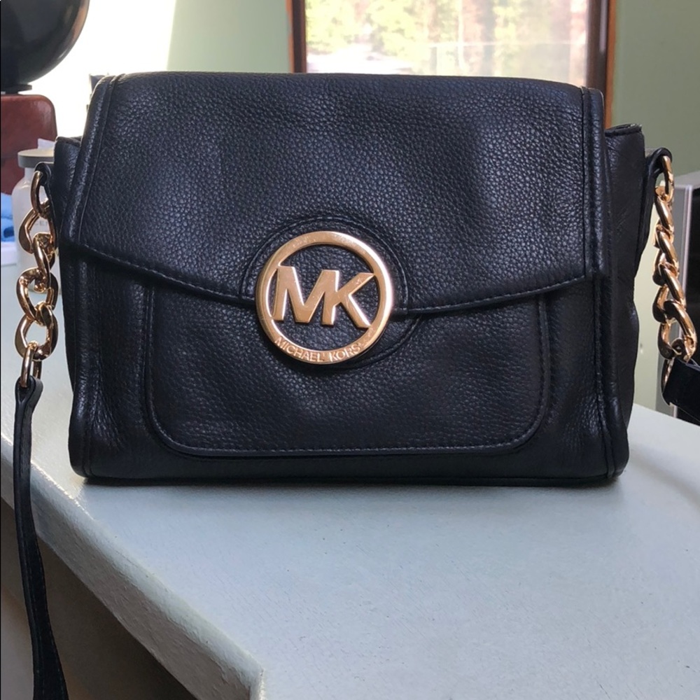 Michael Kors- Black Crossbody Bag